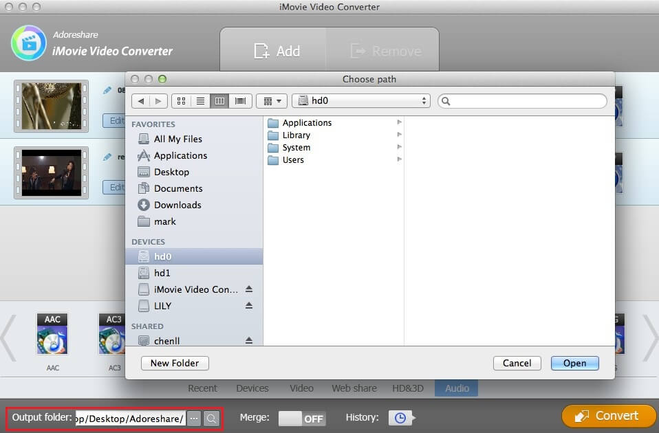 export imovie video to windows media player