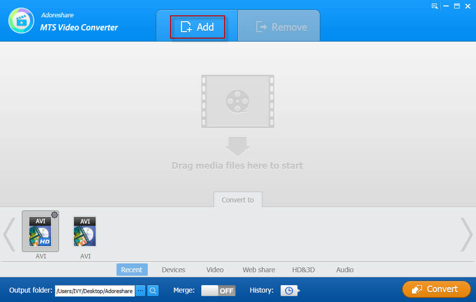 Adoreshare MTS Video Converter - 视频转换软件丨反斗限免