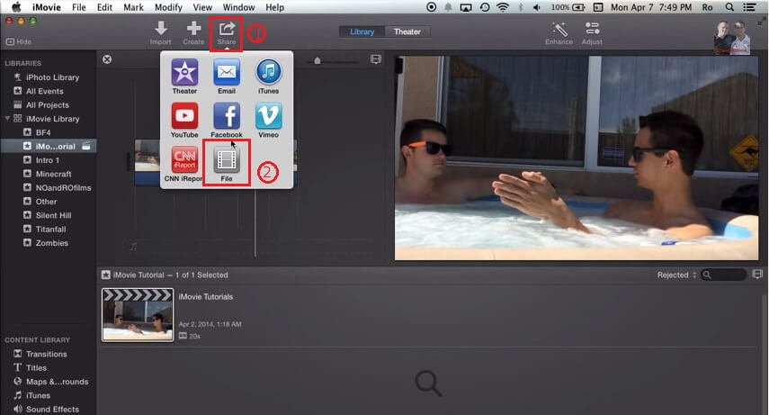 how to burn a dvd from imovie