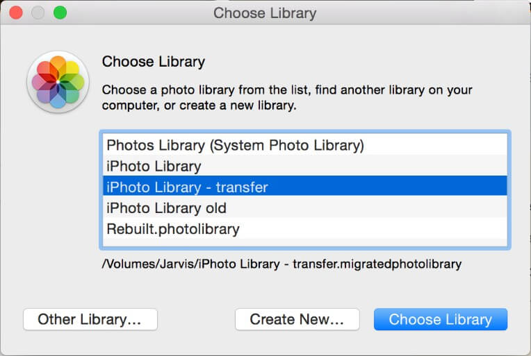  import iphoto library to photos