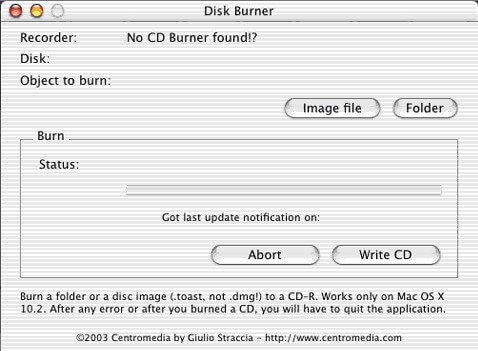 disk burner