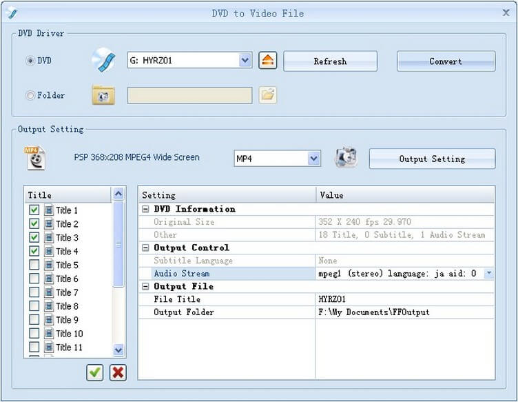 format factory rip dvd to mp4