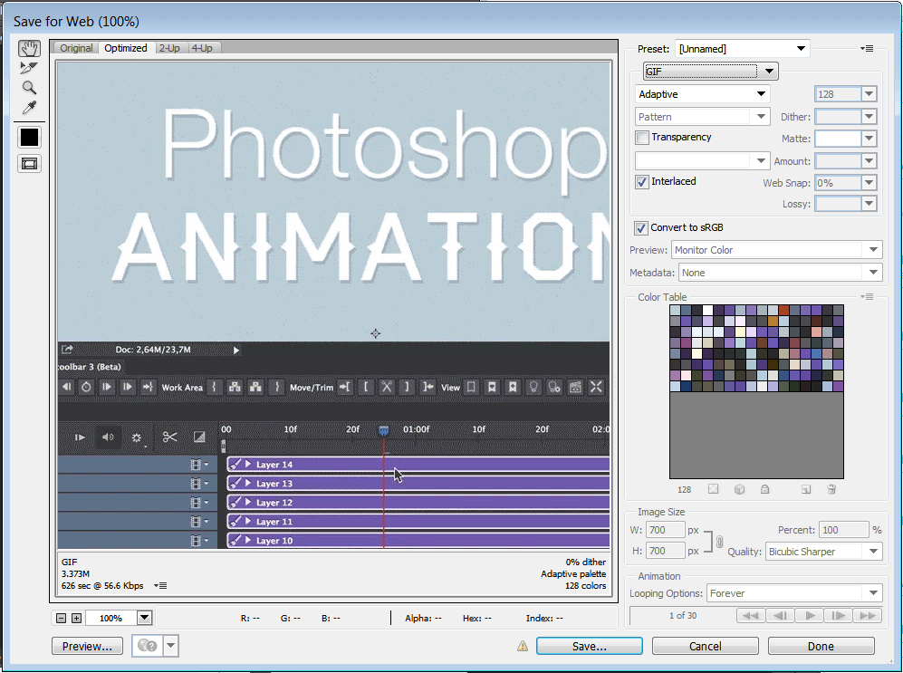 How to Make a GIF in PhotoShop from Video