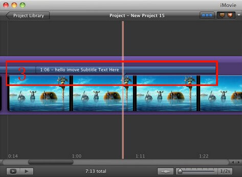 how to add subtitles in imovie 8