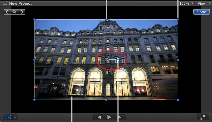 rotate the image in final cut pro