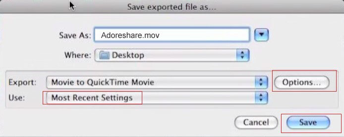 how to export videos from imovie in hd