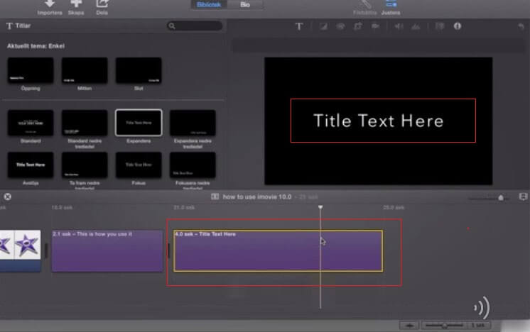 how to put subtitles on imovie 9