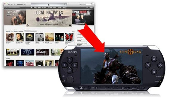 convert itunes m4v to psp