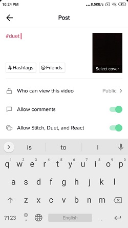 how to add hashtag on tiktok