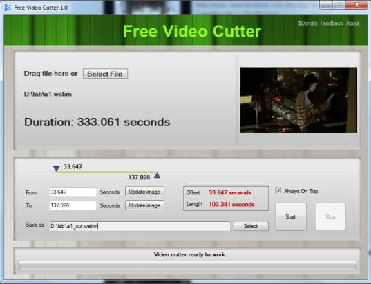free video cutter