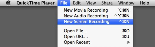 quicktime player screen recording no audio