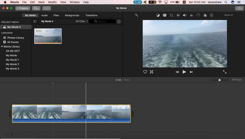 imovie video