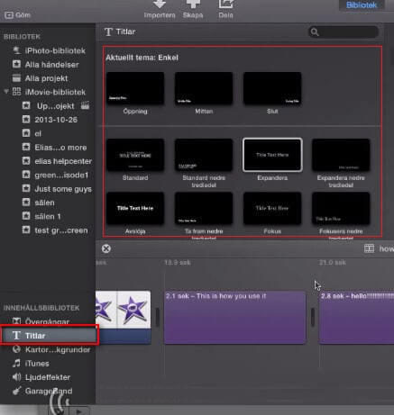 how to put subtitles on imovie 9