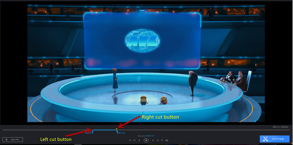 cut youtube video length to send to whatsapp